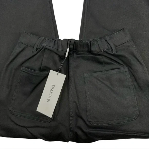 Thakoon Black High Waisted Denim pant. Sz 2. $145 - Picture 6 of 10
